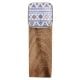 2 Pieces Blue Border Design Square Ceramic Wooden Door Stoper